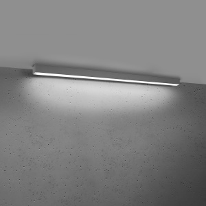 Πλαφονιέρα LED Pinne, Γκρι, 4000K, 118x6x6 cm - Img 3