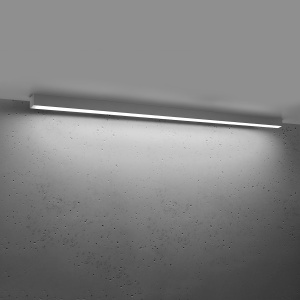 Πλαφονιέρα LED Pinne, Γκρι, 4000K, 150x6x6 cm - Img 3