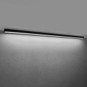 Πλαφονιέρα LED Pinne, Μαύρη, 4000K, 200x6x6 cm - Img 3