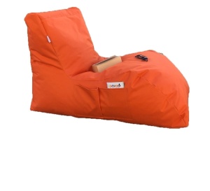 Πολυθρόνα Κήπου puf beanbag Daybed Πορτοκαλί - Img 4