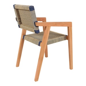 Πολυθρόνα Κήπου Salama Boho Pako World Φυσικό 57x60x85 cm - Img 2