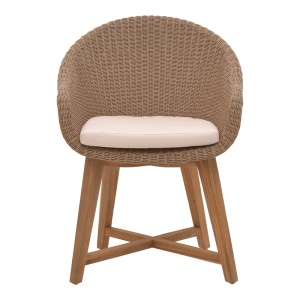 Πολυθρόνα Κήπου Solso Boho Pako World Φυσικό 62x58x78 cm - Img 4