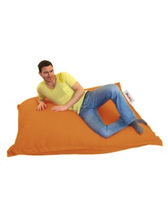 Πολυθρόνα Πουφ Κήπου Cushion Πορτοκαλί 100x100x20 cm - Img 6
