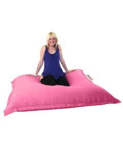 Πολυθρόνα Πουφ Κήπου Cushion Ροζ 100x100x20 cm - Img 4