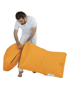 Πολυθρόνα Πουφ Κήπου Siesta Πορτοκαλί 180x55x40 cm - Img 9