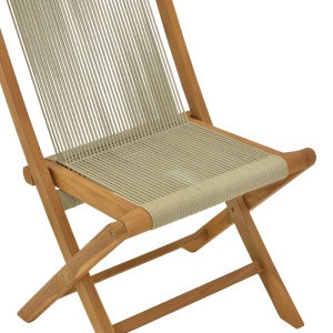 Πολυθρόνα Σεζλόνγκ Κήπου Seeal Boho Pako World Φυσικό 51.5x58x88 cm - Img 7