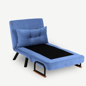 Πολυθρόνα Κρεβάτι Πολυθρόνα Sando, Μπλε 75x59x81 cm - Img 3