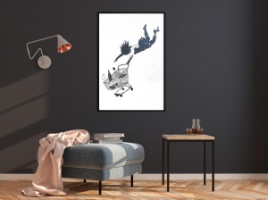 Πόστερ - Banksy: Shop Until You Drop, με μαύρη κορνίζα, 20x30 cm - Img 2