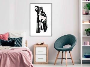Πόστερ - Moona Lisa, με μαύρη κορνίζα, 40x60 cm - Img 2