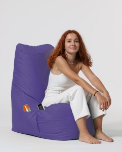 Πουφ beanbag κήπου Diamond Μωβ - Img 5