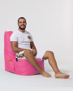 Πουφ beanbag κήπου Diamond Ροζ - Img 13