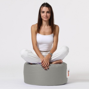 Πουφ beanbag κήπου Round Γκρι - Img 3