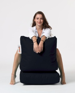 Πουφ beanbag κήπου Siesta Μαύρο - Img 18