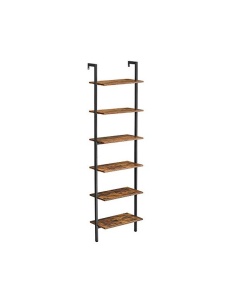 Ράφι τοίχου, Vasagle, 6 Ράφια, Rustic Καφέ, LLS103B01, 30 x 205 x 60 cm