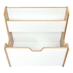 Ράφι Crane MDF λευκό-natural 57x34x44 cm - Img 4