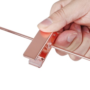 Σετ μεταλλικές κρεμάστρες Songmics Χρυσό 31x10.5 cm - Img 6