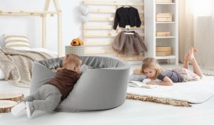 Σετ πισίνα με μπαλάκια Bubble Pops 150 Γκρι 85x85x30 cm - Img 2