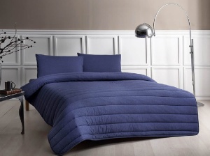Σετ σεντόνια και πάπλωμα Reborn Natura Indigo (Βαμβάκι)