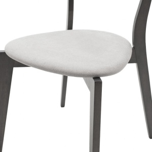 Σετ τραπέζι και καρέκλες Benson-Toto 7 τεμάχια Γκρι Rustic 150x90x75 cm - Img 6