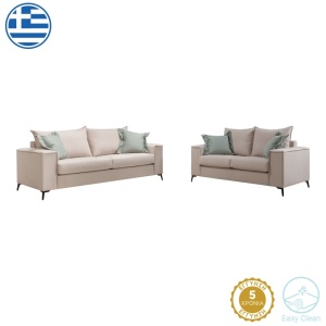 Σετ 2 διθέσιοι καναπέδες Verona x2 Pako World Ανοιχτό Πράσινο 225x93x100 cm