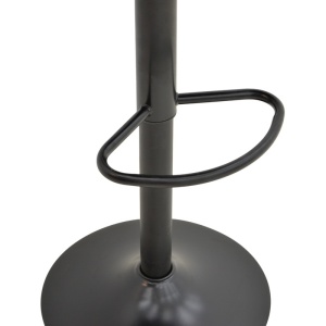 Σκαμπό μπαρ ajustabil Boronez Μαύρο 47x49x112 cm - Img 8