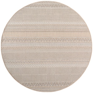 Στρογγυλό Χαλί Desert etno V3 Μπεζ 160x160 cm - Img 2