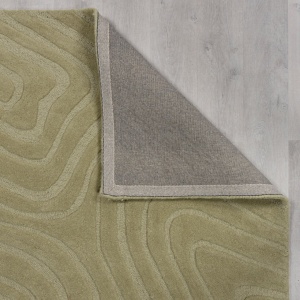 Στρογγυλό Χαλί Mesmerise Πράσινο 160x160 cm, Flair Rugs - Img 4