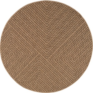 Στρογγυλό Χαλί Timber V4 Μπεζ 120x120 cm - Img 8