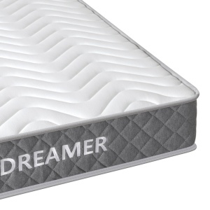 Στρώμα διπλής όψης με ελατήρια pocket, Dreamer, Λευκό, 100x200x20 cm - Img 5