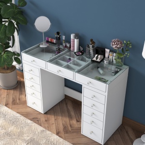 Τουαλέτα μακιγιάζ BJ105 Λευκό 120x79.8x44.5 cm