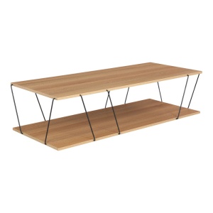 Τραπεζάκι σαλονιού Tars sonoma - Μαύρο 120x50x30cm