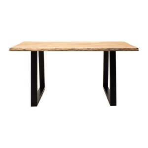 Τραπέζι Miles Slim Boho, Pako World, ξύλο ακακίας, Φυσικό, 160x90x76 cm - Img 3