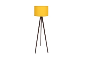 Φωτιστικό Δαπέδου 102 Κίτρινο/Καρυδί - Img 3