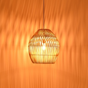 Φωτιστικό οροφής Irden Boho Pako World Φυσικό 50x50x40 cm - Img 2