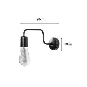 Φωτιστικό Τοίχου LED Kerquin, Μαύρο, 28x10x11 cm - Img 3