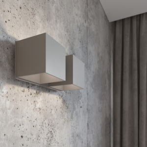 Φωτιστικό τοίχου Quad, Γκρι, 26x12x11 cm - Img 9