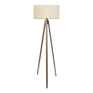 Φωτιστικό Δαπέδου PWL-1059, Pako World, E27, Κρεμ-Καρυδί, 38x38x140 cm