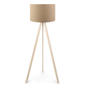 Φωτιστικό Δαπέδου PWL-1060, E27 Natural-καφέ, 38x140 cm