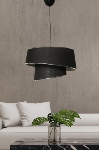 Φωτιστικό οροφής Barette Ασημί 32x32x70 cm