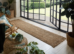 Χαλί Διαδρόμου Jute Boucle Natural 60X230 cm, Flair Rugs