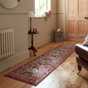 Χαλί Διαδρόμου Sincerity Royale Gillingham Κόκκινο 66X300 cm, Flair Rugs