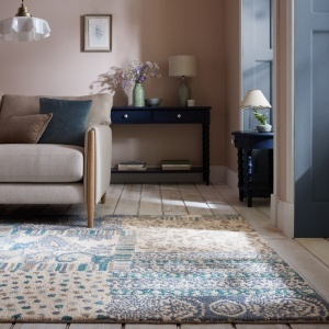 Χαλί Eloise Patchwork Μπλε 160x230 cm, Flair Rugs