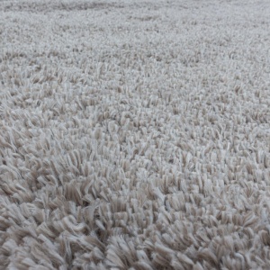 Χαλί Fluffy Μπεζ 80x80 cm - Img 4