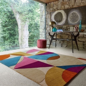 Χαλί Oblix Multi Shape Πολύχρωμο 120x170 cm, Flair Rugs