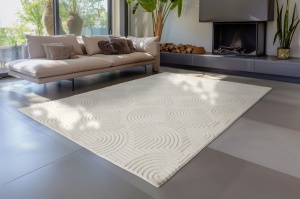 Χαλί Zen Sei Κρεμ 80x150 cm - Img 3