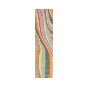 Χαλί Διαδρόμου Abstract Flow Ροζ 60x230 cm, Flair Rugs - Img 5