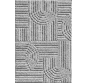 Χαλί Διαδρόμου Art Ασημί boho 80x250 cm - Img 3