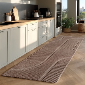 Χαλί Διαδρόμου boho Pompei V2 Μπεζ 80x150 cm - Img 2