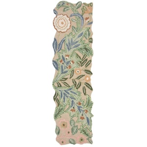 Χαλί Διαδρόμου Bryony Shaped Floral Πράσινο 60x230 cm, Flair Rugs - Img 5