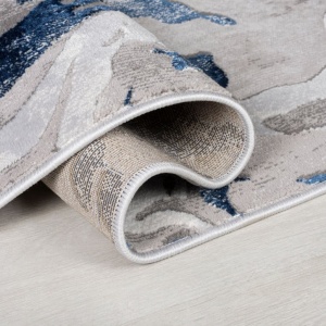 Χαλί Διαδρόμου Marbled Bleumarin 80X300 cm, Flair Rugs - Img 3